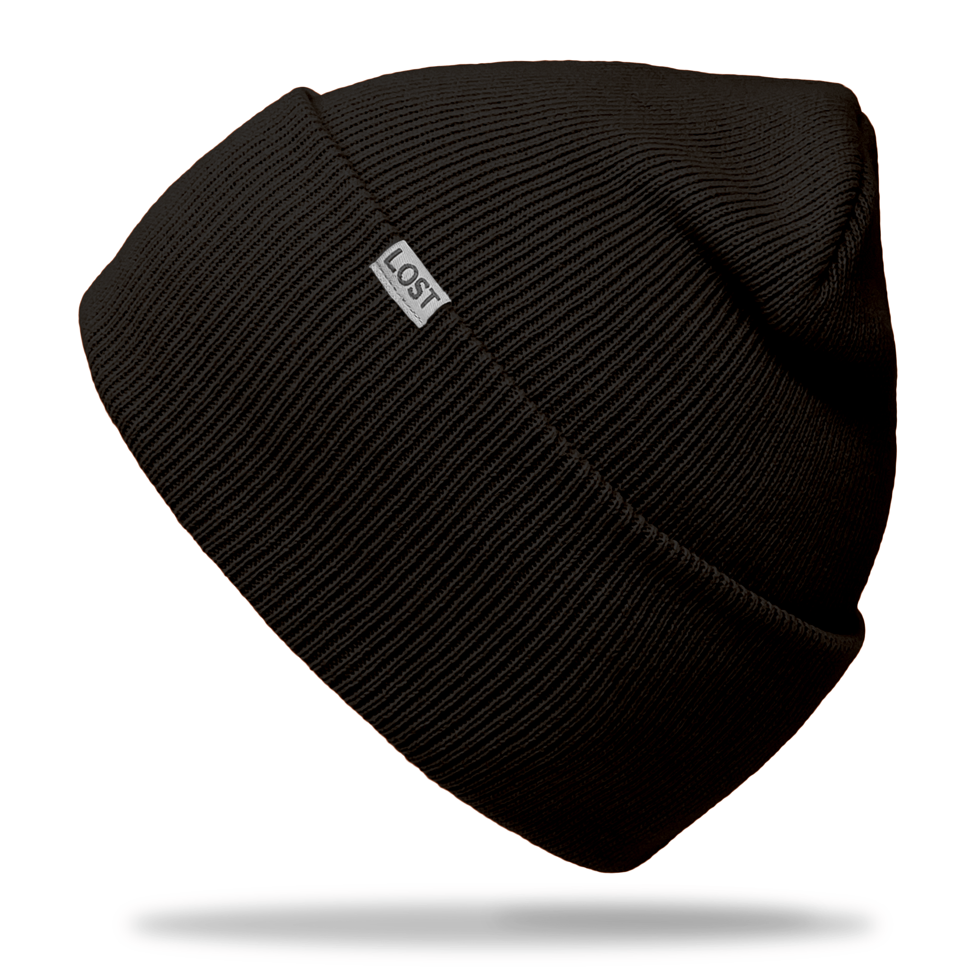 Black Cold Front Beanie - Lost Hat Co.