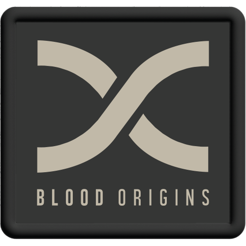 Blood Origins 4 - Helix with Text - Woven Square