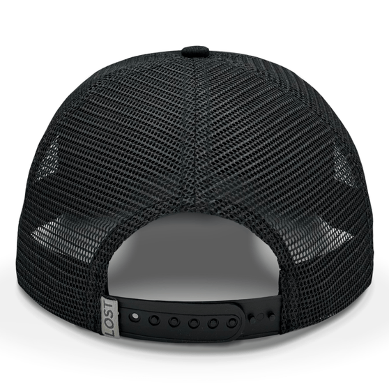 Blackout Ranchero Foam Trucker - Lost Hat Co.