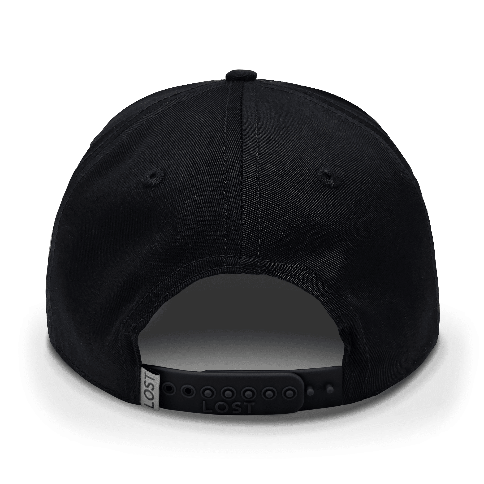 Black EA5Y Solid - Lost Hat Co.