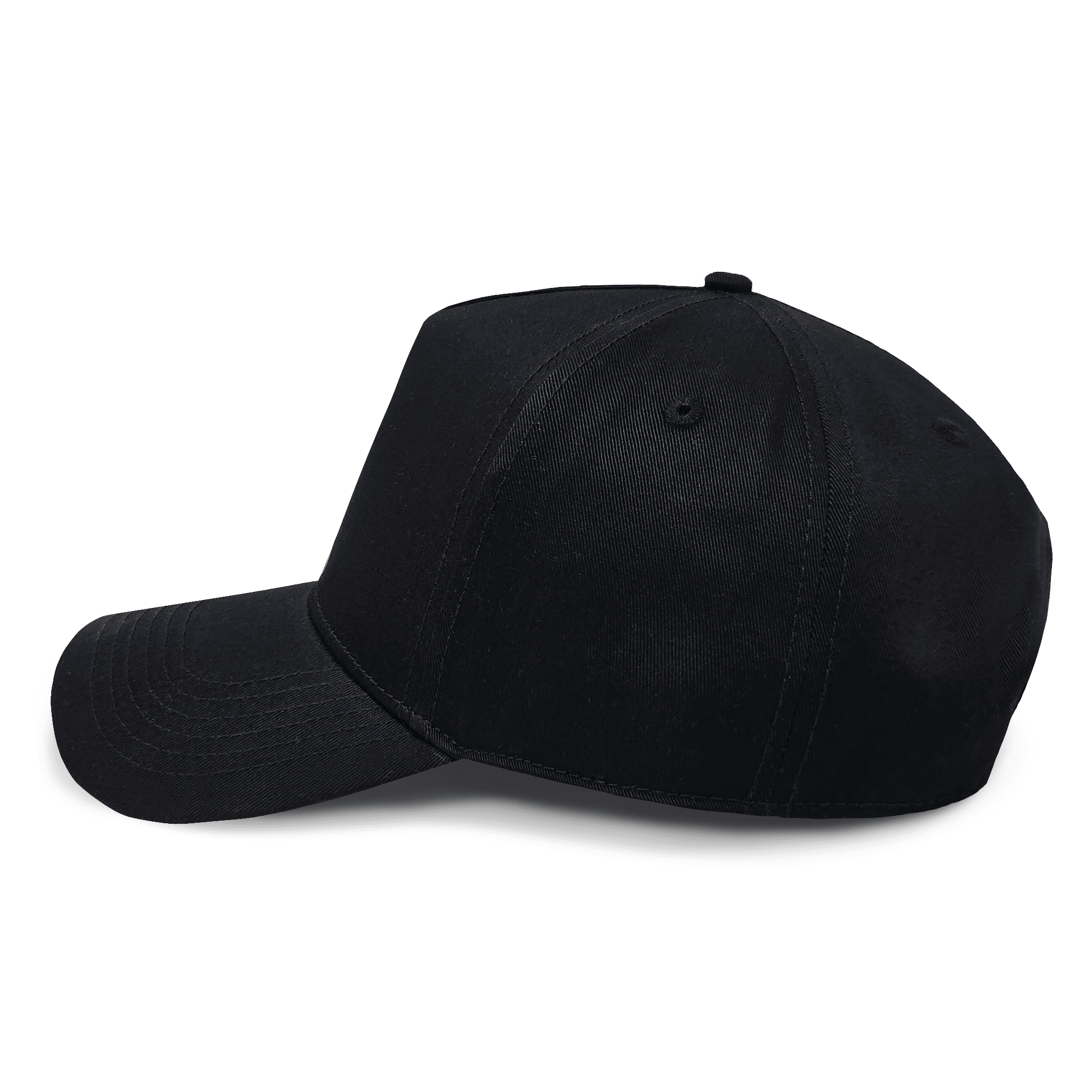 Black EA5Y Solid - Lost Hat Co.