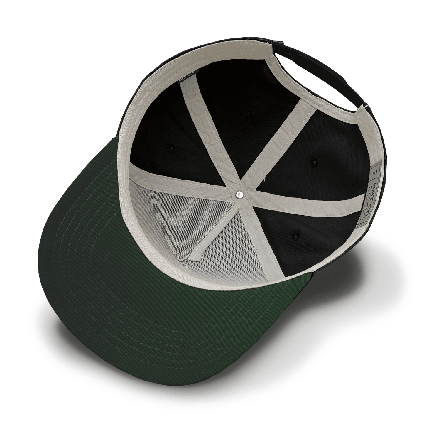 Black EA5Y Solid - Lost Hat Co.