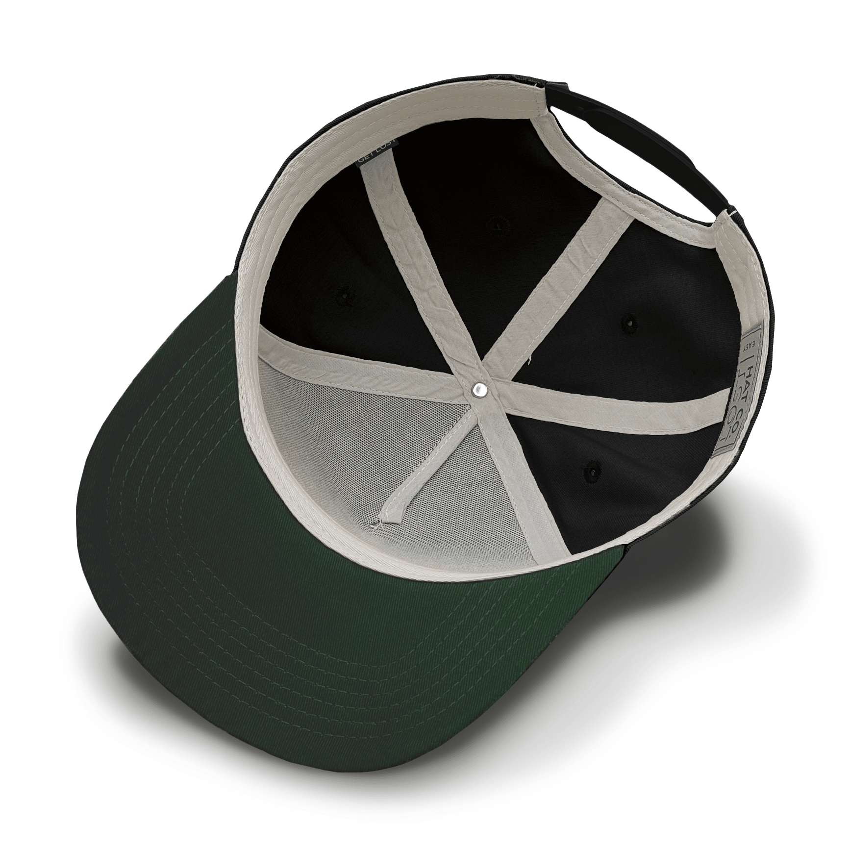 Black EA5Y Solid - Lost Hat Co.